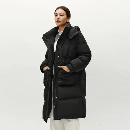 Manteau à capuche manches Raglan