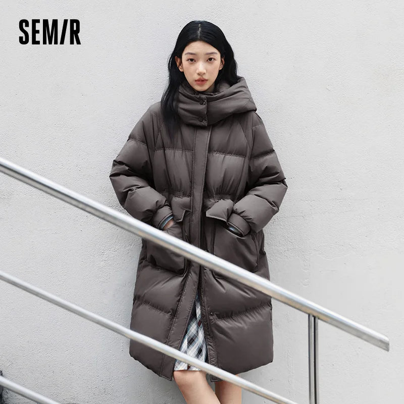 Manteau à capuche manches Raglan