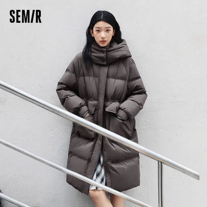 Manteau à capuche manches Raglan