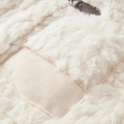 Veste Femme en Fausse Fourrure de Lapin