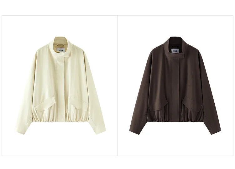 Veste Col Montant